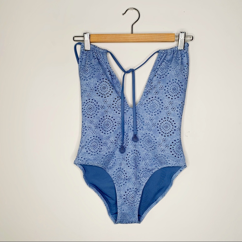 Aerie Blue One piece swimsuit - Picture 2 of 3